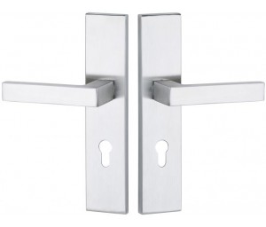 Kljuka za vhodna vrata Hermat - 2094 SH - varnostna garnitura