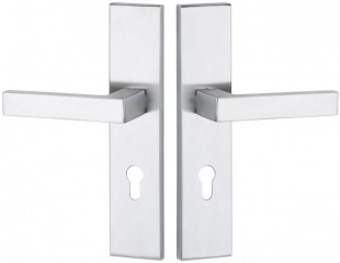 Kljuka za vhodna vrata Hermat - 2094 SH - varnostna garnitura