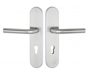 Kljuka za vhodna vrata Hermat - 2091 SH - varnostna garnitura