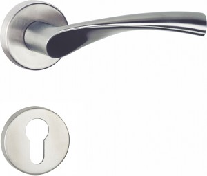 Kljuka za notranja vrata Hermat – Twist, 1290.ER/2036.K.PZ inox