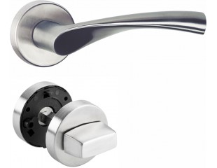 Kljuka za kopalnico in stranišče Hermat – Twist, 1290.ER/2036.K.WC inox